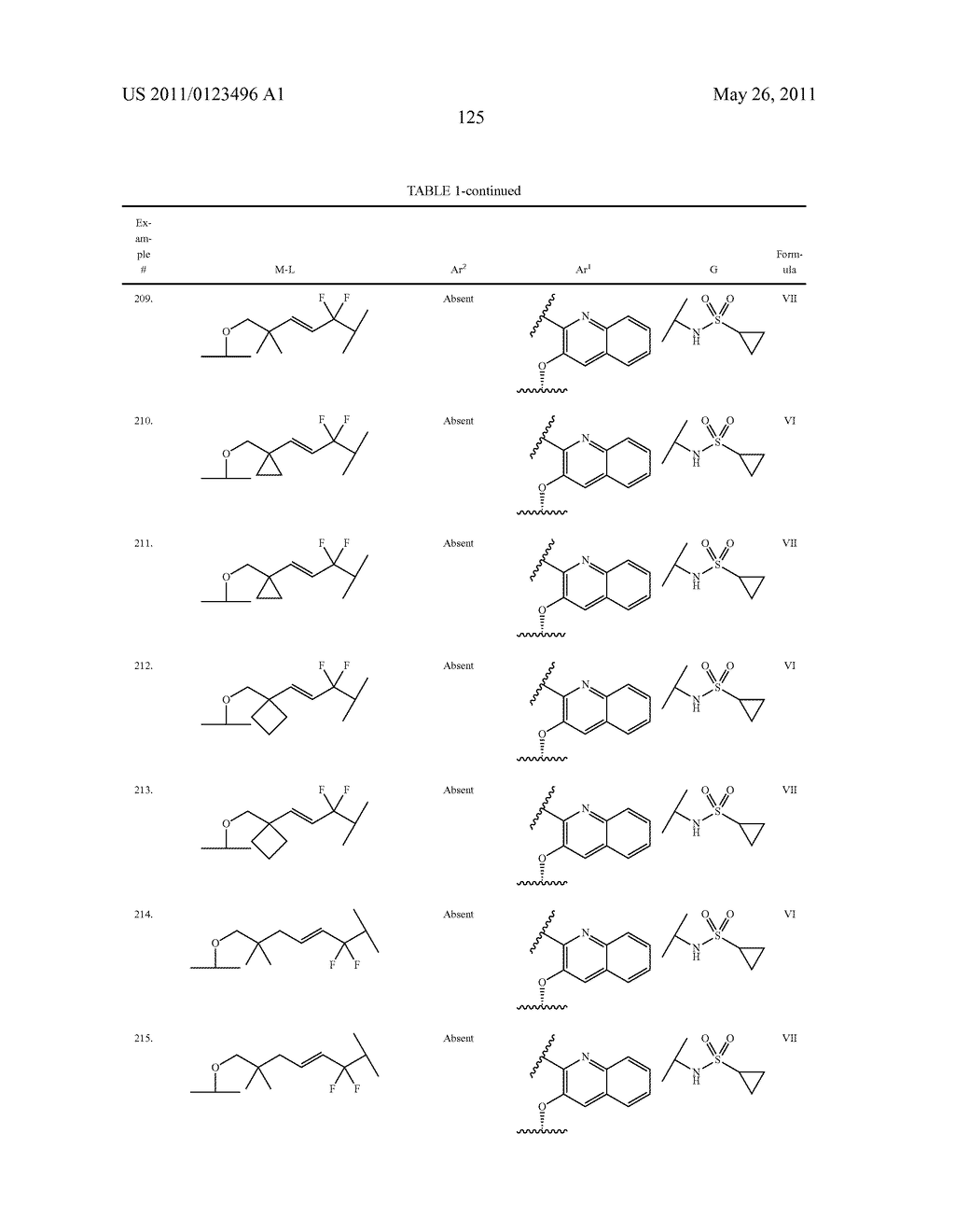 BISMACROCYCLIC COMPOUNDS AS HEPATITIS C VIRUS INHIBITORS - diagram, schematic, and image 126