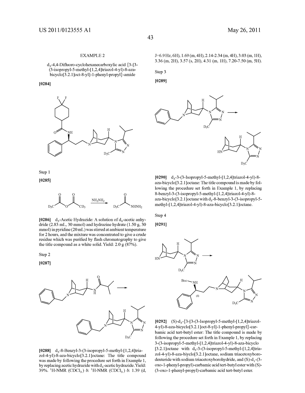 PREPARATION AND UTILITY OF CCR5 INHIBITORS - diagram, schematic, and image 44