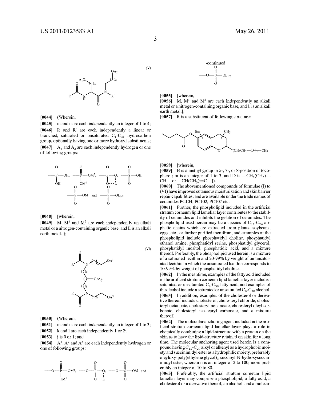 MULTI-LAYERED LAMELLAR GRANULE AND SKIN EXTERNAL APPLICATION COMPOSITION CONTAINING SAME - diagram, schematic, and image 10