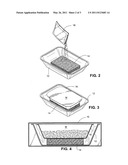 Self-contained and self-heating food, meal and drink package diagram and image