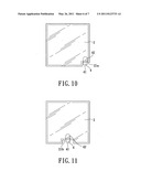 Vacuum flat glass substrate structure diagram and image