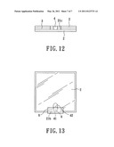 Vacuum flat glass substrate structure diagram and image