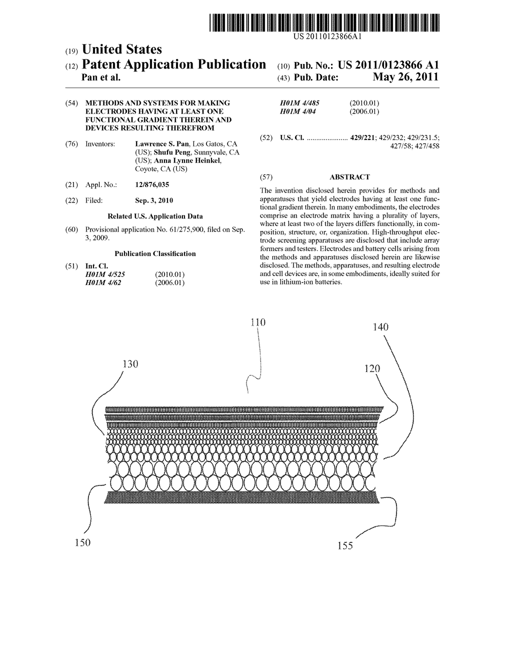 Methods and systems for making electrodes having at least one functional gradient therein and devices resulting therefrom - diagram, schematic, and image 01