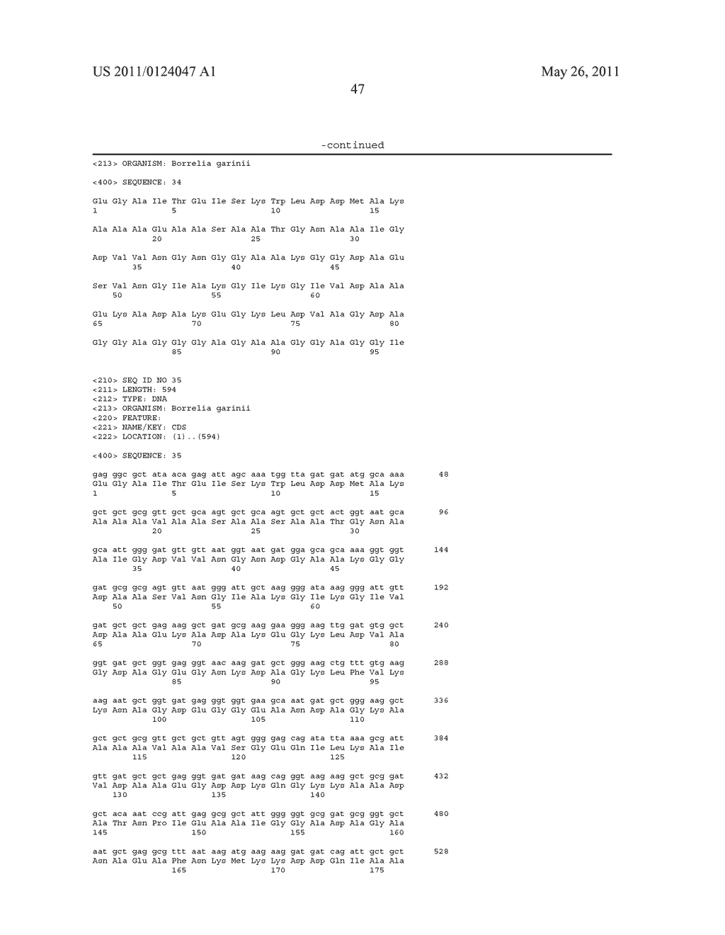 VMP-LIKE SEQUENCES OF PATHOGENIC BORRELIA SPECIES AND STRAINS - diagram, schematic, and image 64