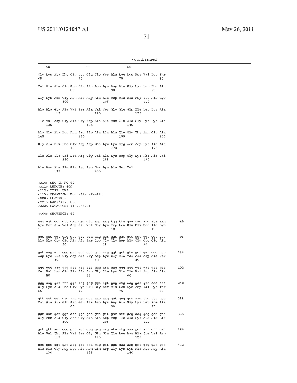 VMP-LIKE SEQUENCES OF PATHOGENIC BORRELIA SPECIES AND STRAINS - diagram, schematic, and image 88