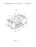 ELECTRICAL CARD CONNECTOR WITH STABILIZED CONTACT TAILS diagram and image