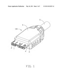 ELECTRICAL CONNECTOR ASSEMBLY HAVING SHIELDING COVER WITH IMPROVED CASING PORTION diagram and image