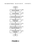 MOBILE ELECTRONIC COMMUNICATION DEVICE WITH LIGHTS TO INDICATE RECEIVED MESSAGES diagram and image