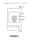 MOBILE ELECTRONIC COMMUNICATION DEVICE WITH LIGHTS TO INDICATE RECEIVED MESSAGES diagram and image