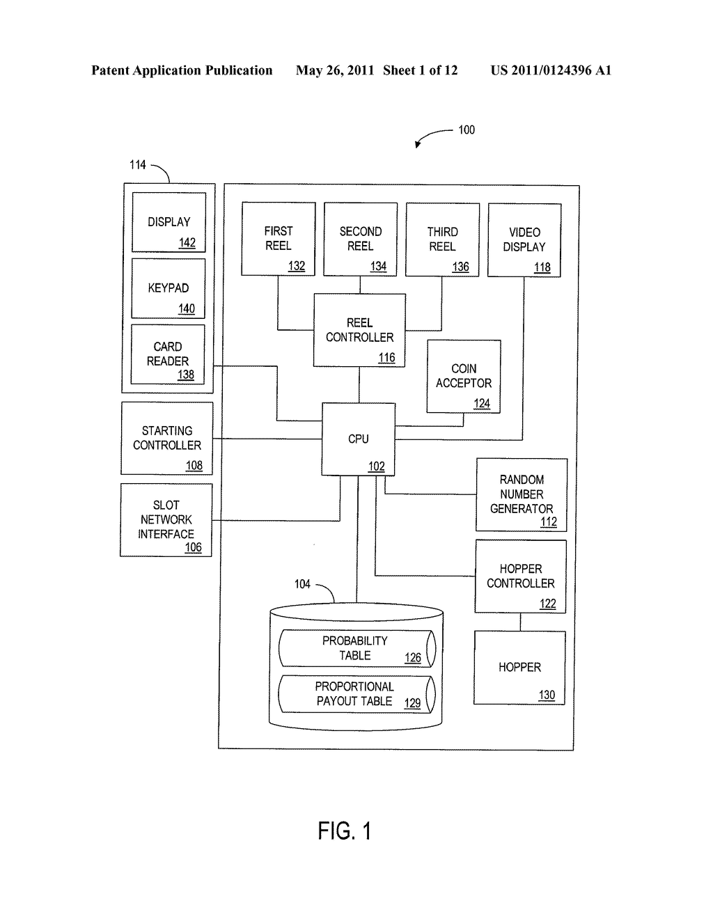 APPARATUS PROVIDING PAYOUTS PROPORTIONAL TO WAGERS AND METHODS FOR OPERATING SAME - diagram, schematic, and image 02