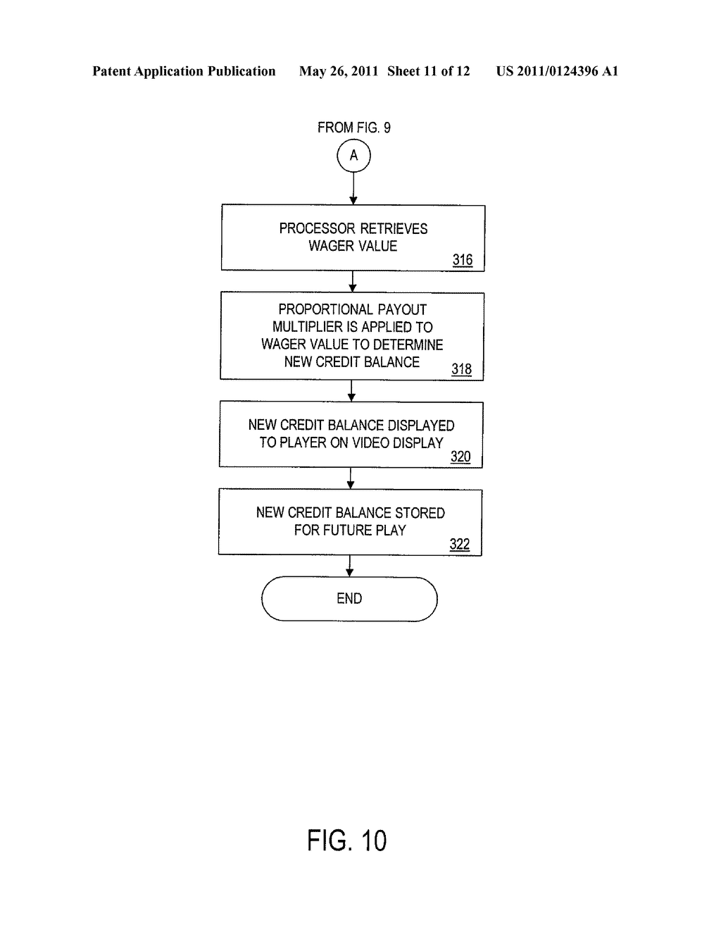 APPARATUS PROVIDING PAYOUTS PROPORTIONAL TO WAGERS AND METHODS FOR OPERATING SAME - diagram, schematic, and image 12