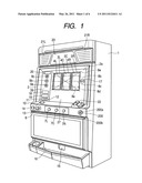 Gaming machine with a light guiding plate subjected to a light scattering process and having a light deflection pattern diagram and image