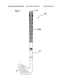 Grip structure with weight and golf club diagram and image