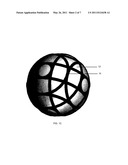 GOLF BALL HAVING VISUALLY ENHANCED NON-UNIFORM THICKNESS INTERMEDIATE LAYER diagram and image