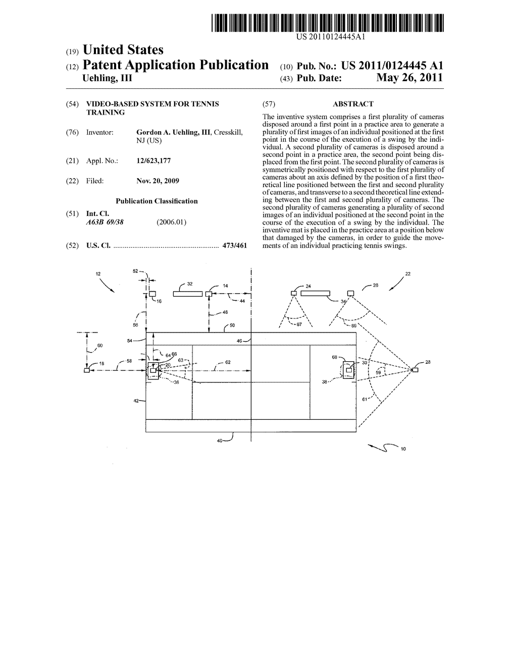 VIDEO-BASED SYSTEM FOR TENNIS TRAINING - diagram, schematic, and image 01