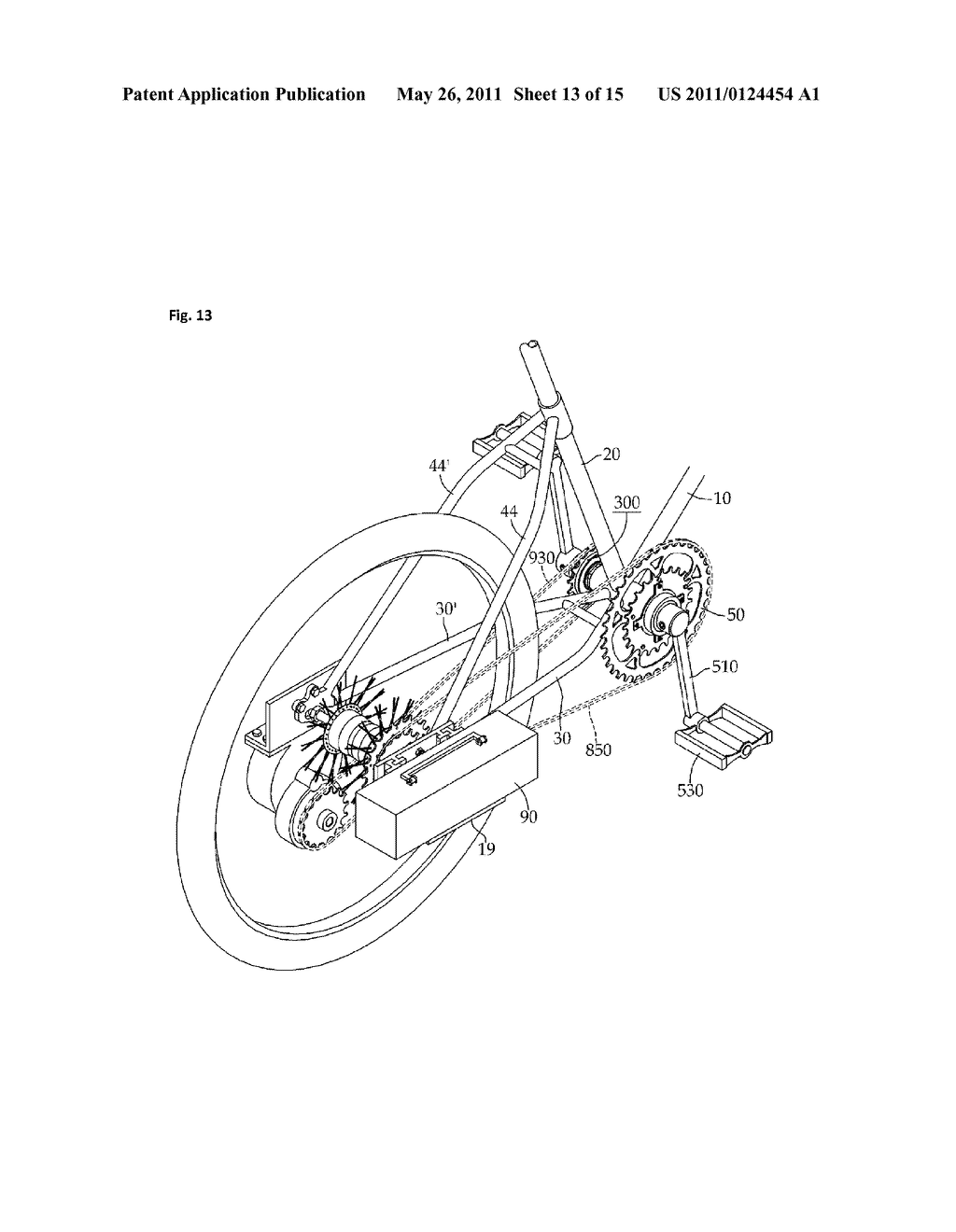 Power Transmission Mechanism for an Electric Bicycle - diagram, schematic, and image 14