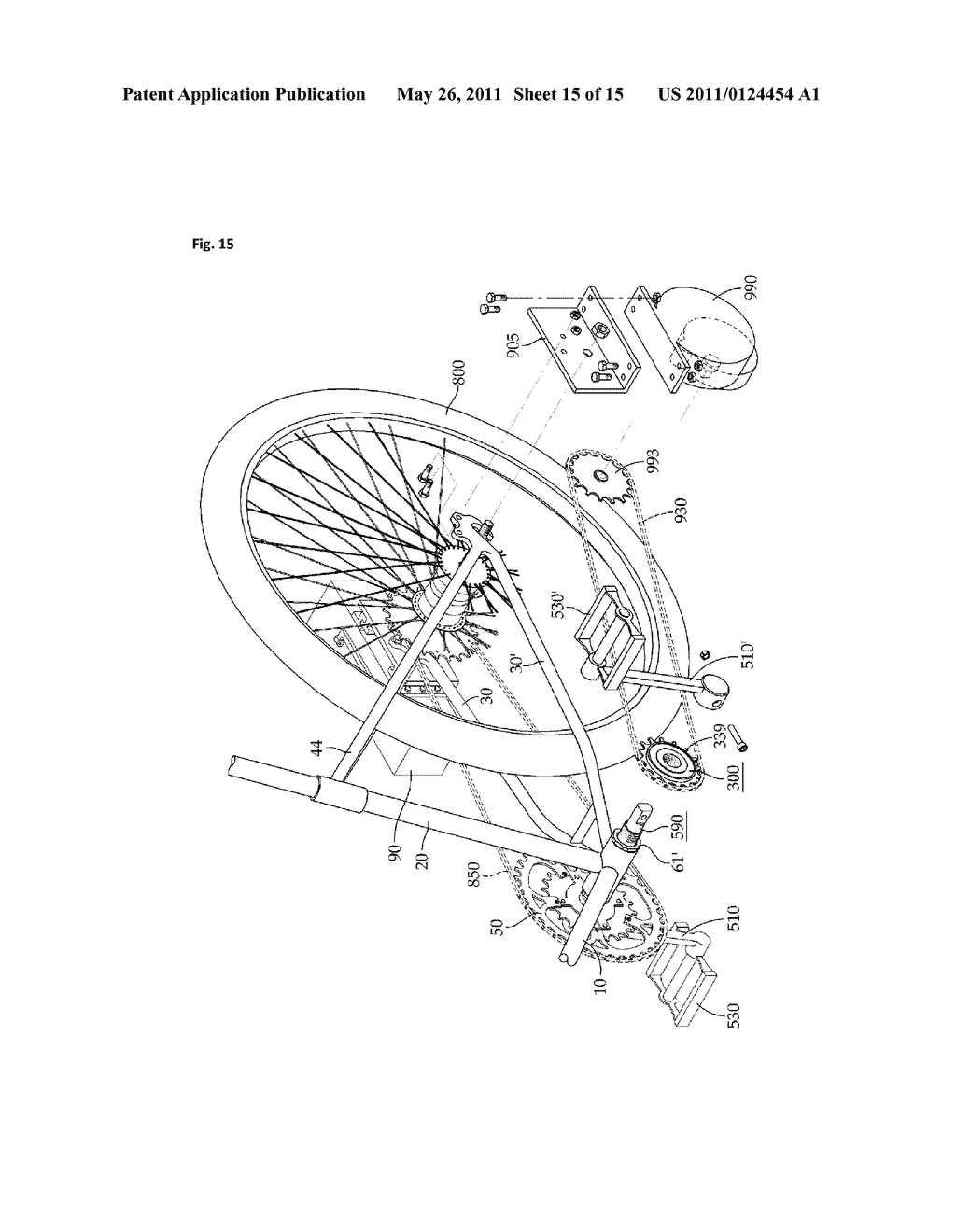 Power Transmission Mechanism for an Electric Bicycle - diagram, schematic, and image 16