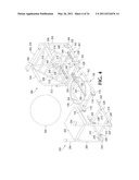 WHOLE BODY EXERCISE APPARATUS FOR USE WITH ELASTIC SPHERICAL BALL diagram and image