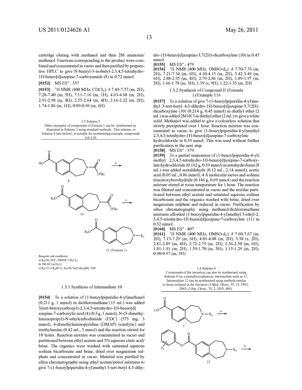 BENZAZEPINE DERIVATIVES AND THEIR USE AS HISTAMINE H3 ANTAGONISTS - diagram, schematic, and image 14