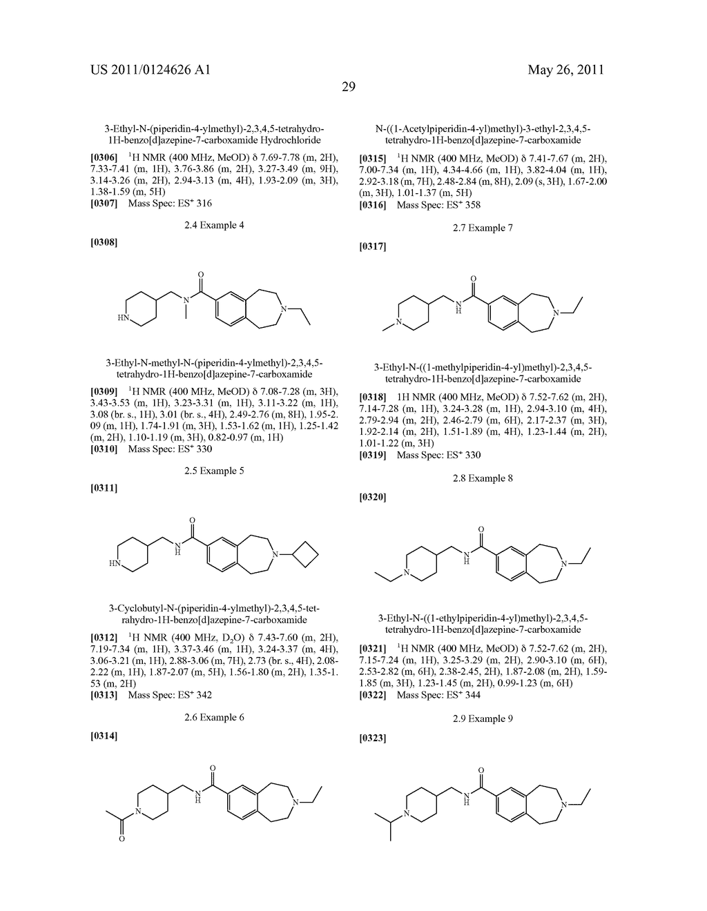 BENZAZEPINE DERIVATIVES AND THEIR USE AS HISTAMINE H3 ANTAGONISTS - diagram, schematic, and image 30