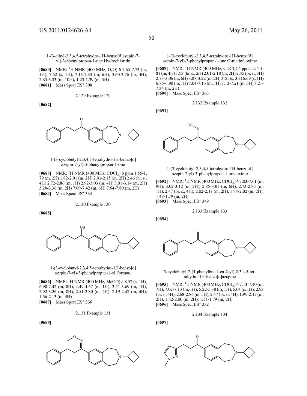 BENZAZEPINE DERIVATIVES AND THEIR USE AS HISTAMINE H3 ANTAGONISTS - diagram, schematic, and image 51