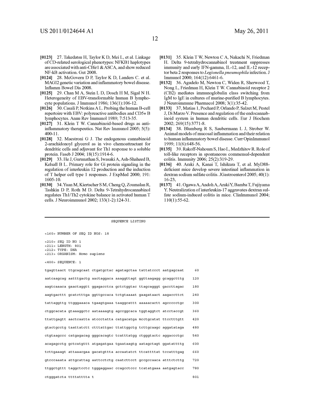 METHODS OF DIAGNOSING AND CHARACTERIZING CANNABINOID SIGNALING IN CROHN'S DISEASE - diagram, schematic, and image 26