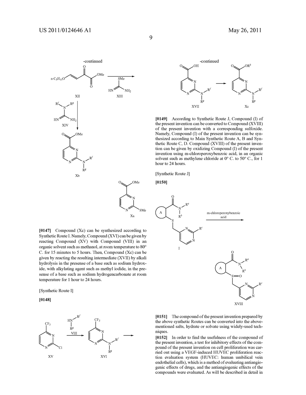 Novel cyclic compound having pyrimidinylalkylthio group - diagram, schematic, and image 10