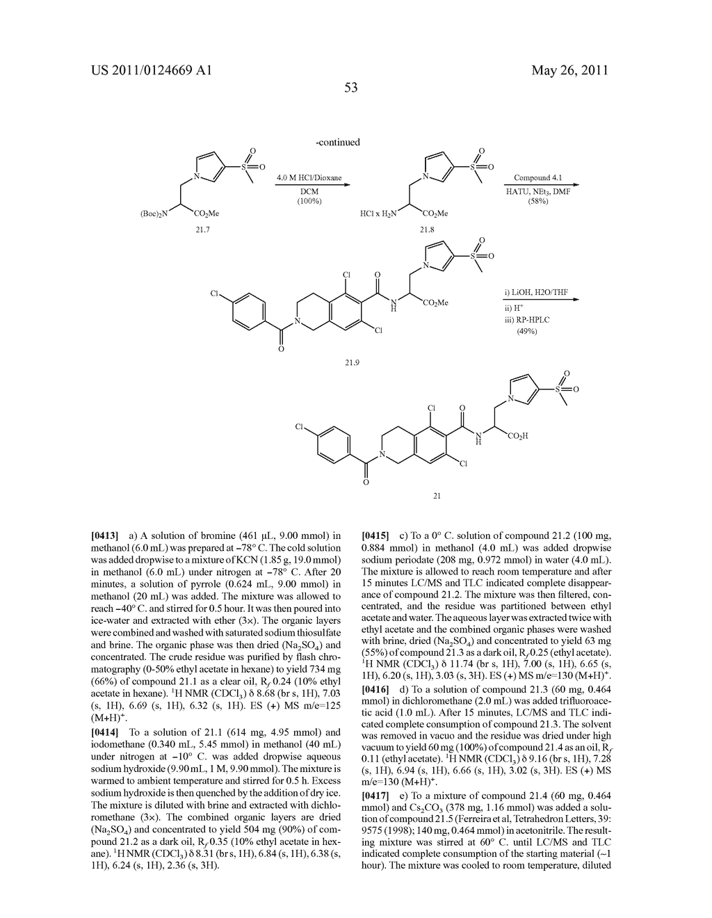 Modulators of Cellular Adhesion - diagram, schematic, and image 54