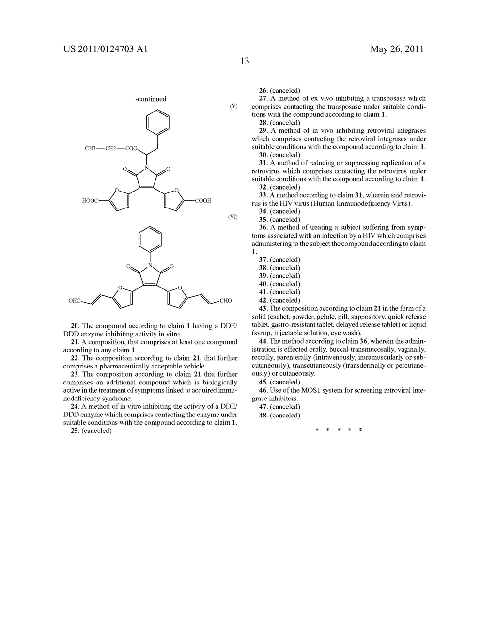 MOLECULES COMPRISING A BIS(HETEROARYL)MALEIMIDE BACKBONE, AND USE THEREOF IN THE INHIBITION OF DDE/DDD ENZYMES - diagram, schematic, and image 22