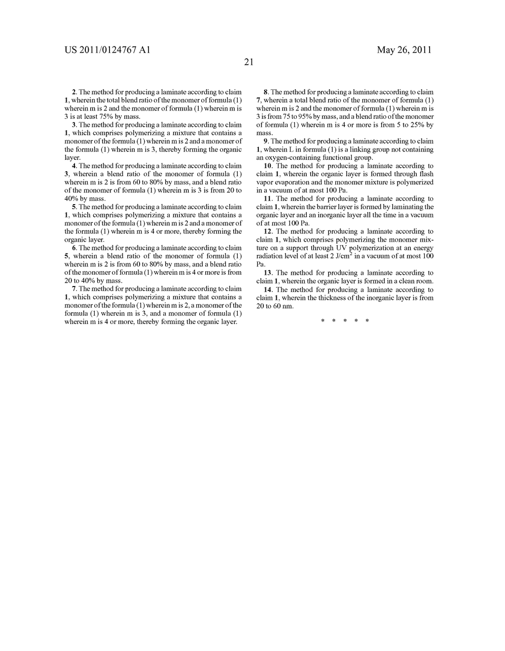 METHOD FOR PRODUCING LAMINATE, BARRIER FILM SUBSTRATE, DEVICE AND OPTICAL MEMBER - diagram, schematic, and image 22