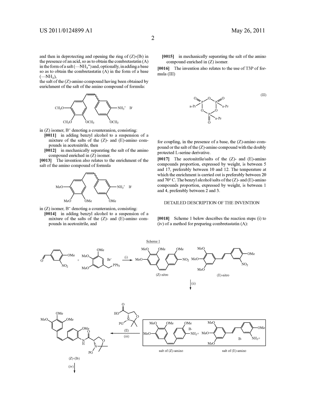 METHOD FOR PREPARING COMBRETASTATIN - diagram, schematic, and image 03