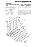 HINGE COLLAPSIBLE PORTABLE SLAT SEAT diagram and image