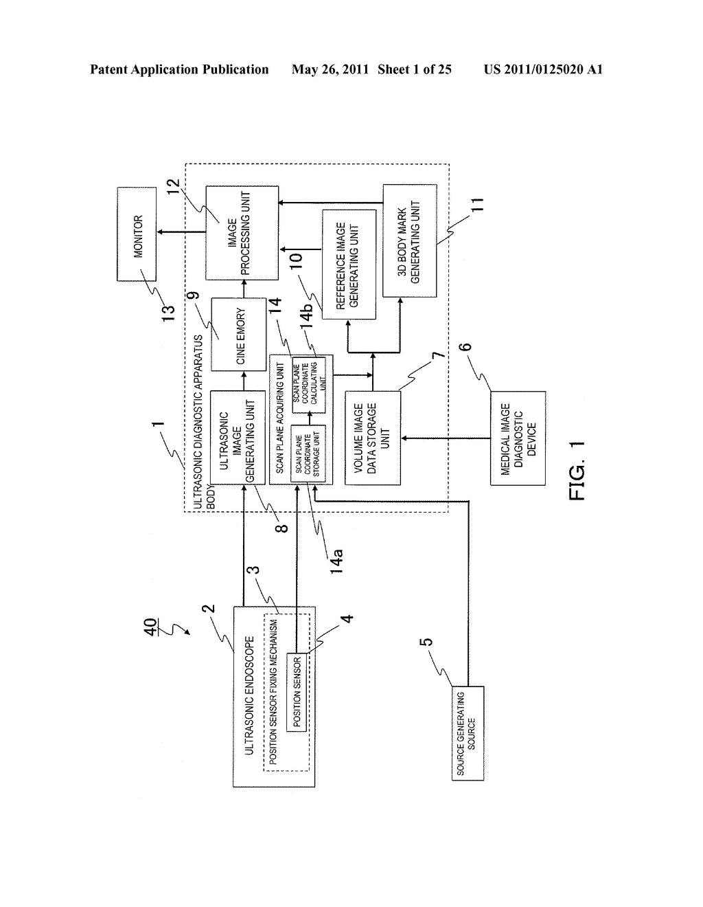 ULTRASONIC DIAGNOSTIC APPARATUS AND METHOD FOR DISPLAYING PROBE OPERATION GUIDE - diagram, schematic, and image 02