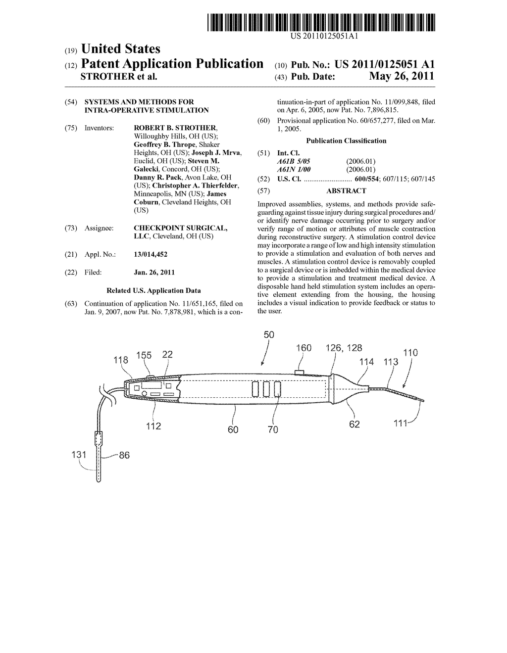 SYSTEMS AND METHODS FOR INTRA-OPERATIVE STIMULATION - diagram, schematic, and image 01