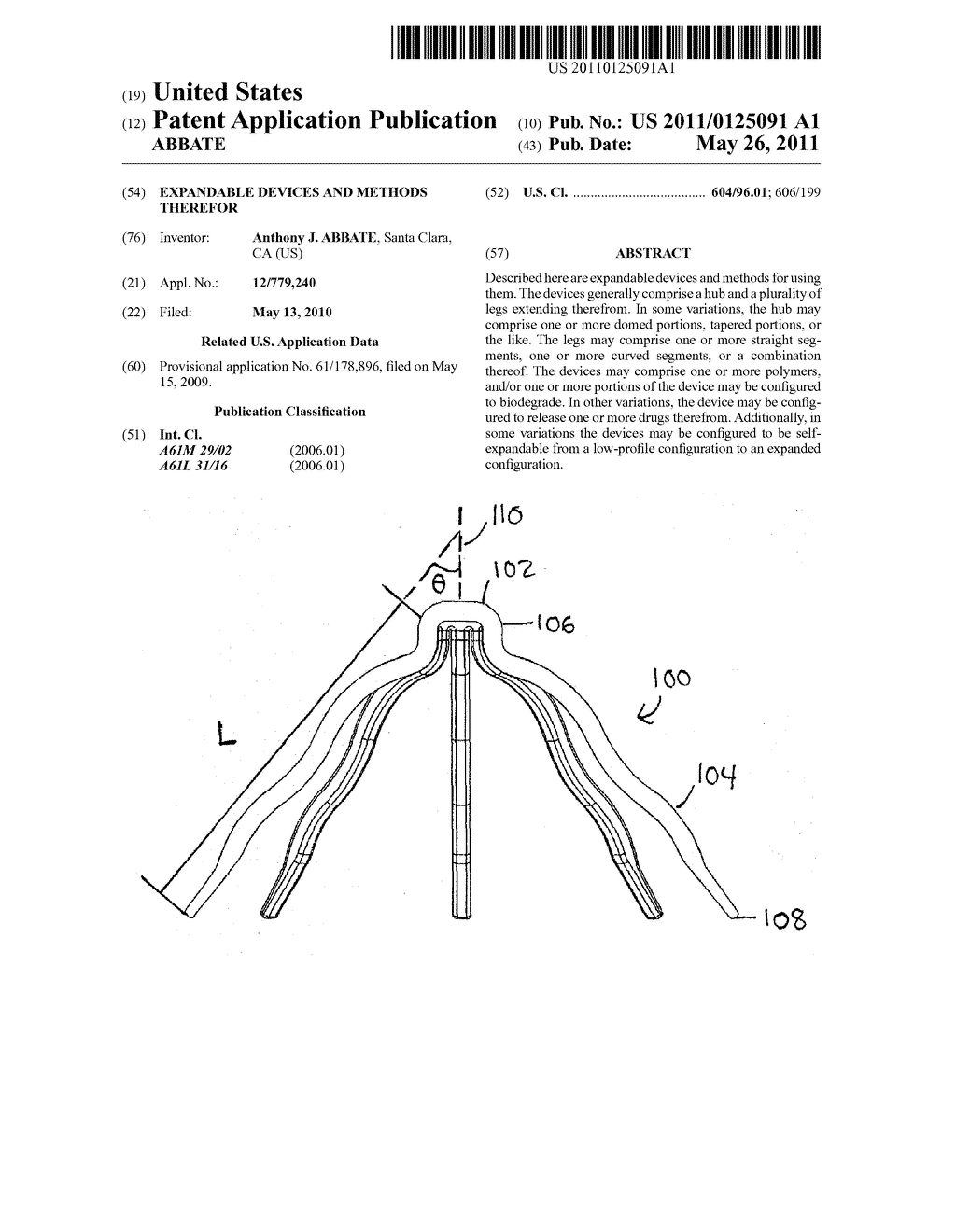 EXPANDABLE DEVICES AND METHODS THEREFOR - diagram, schematic, and image 01