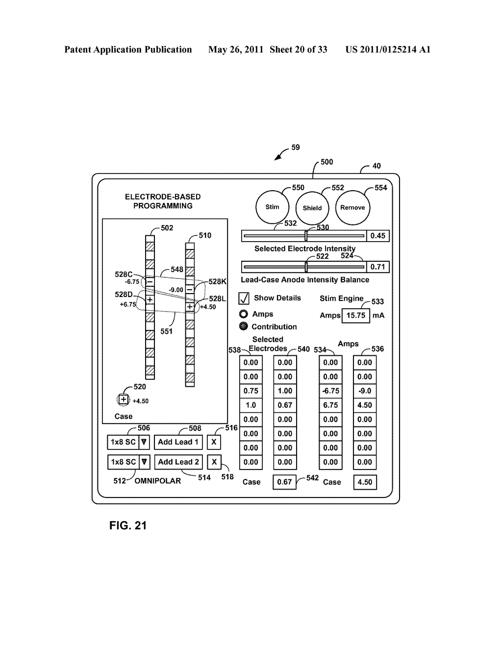 MEDICAL ELECTRICAL STIMULATION WITH EXTERNAL SIMULATED CASE ELECTRODE - diagram, schematic, and image 21