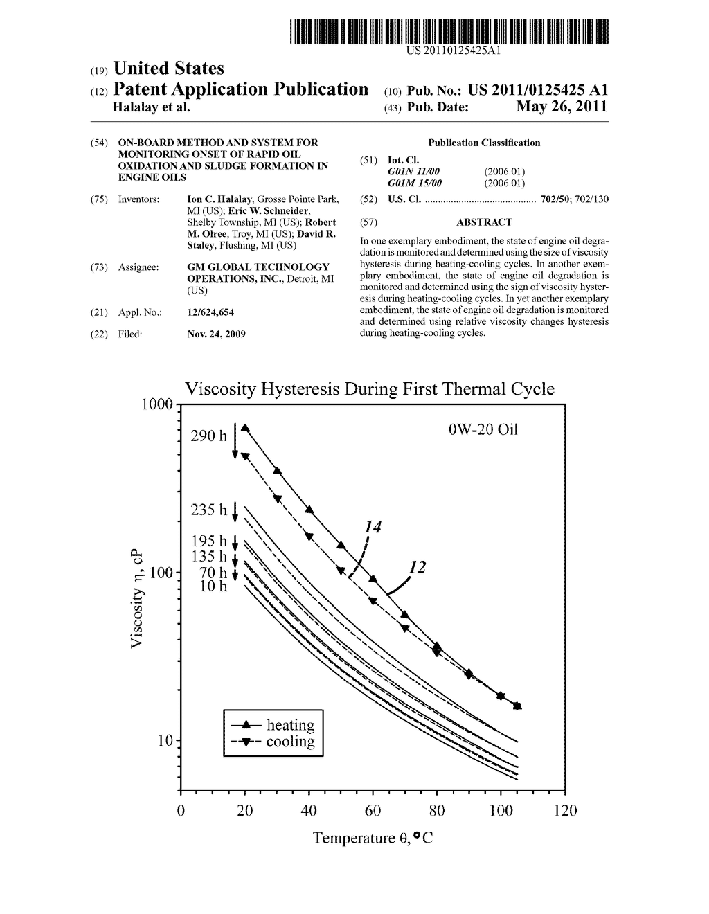 ON-BOARD METHOD AND SYSTEM FOR MONITORING ONSET OF RAPID OIL OXIDATION AND SLUDGE FORMATION IN ENGINE OILS - diagram, schematic, and image 01