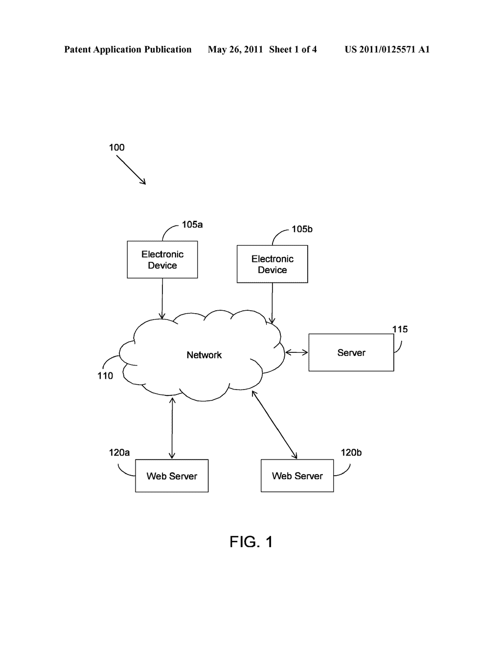 METHOD AND SYSTEM FOR SPEED EFFICIENT AND RELEVANCY EFFICIENT ADVERTISING THROUGH A WEB ENABLED ELEMENT - diagram, schematic, and image 02