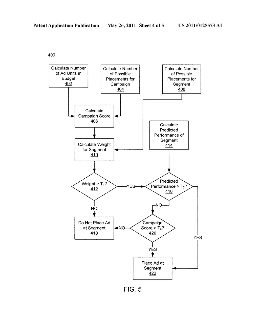 METHODS AND APPARATUS FOR OPTIMIZING ADVERTISEMENT ALLOCATION - diagram, schematic, and image 05