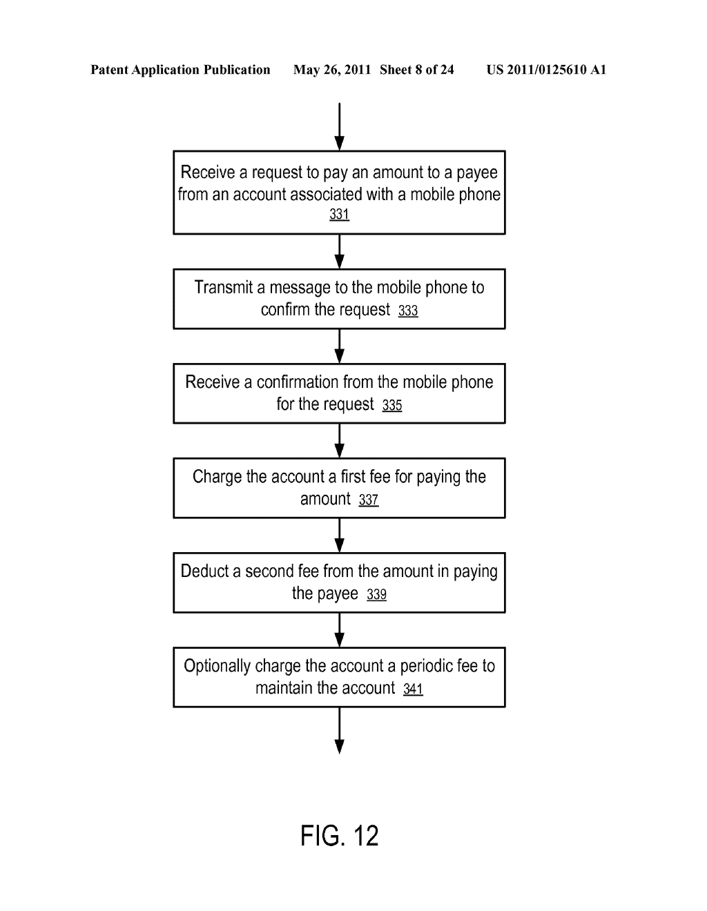 Systems and Methods to Automate the Initiation of Transactions via Mobile Devices - diagram, schematic, and image 09