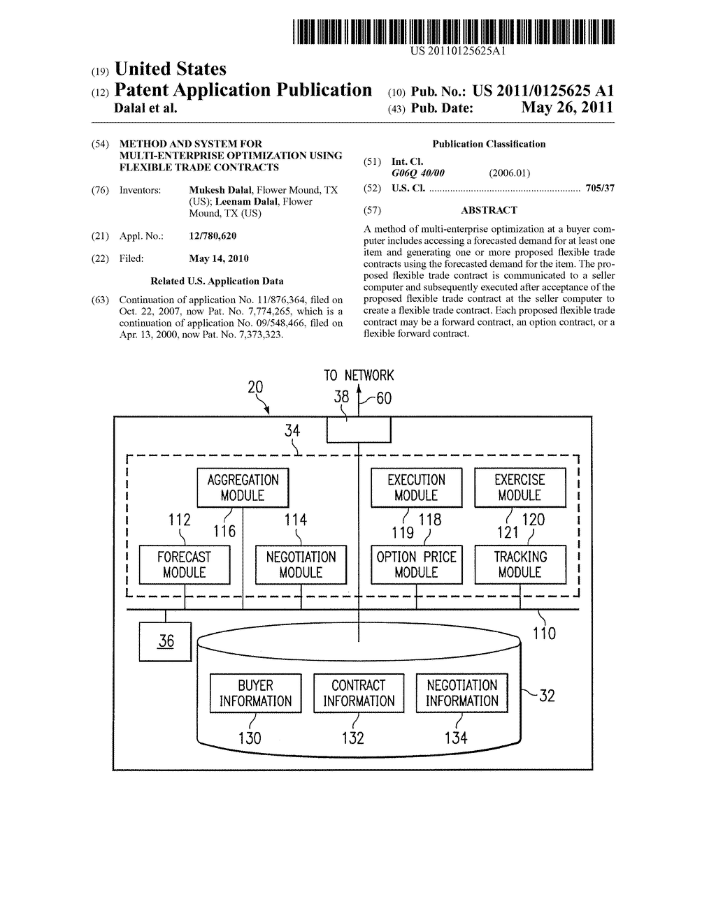 Method and System for Multi-Enterprise Optimization Using Flexible Trade Contracts - diagram, schematic, and image 01