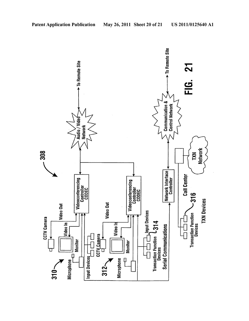 Banking system operated responsive to data read from data bearing records - diagram, schematic, and image 21