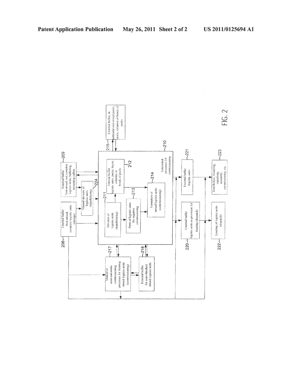 Device and Method for the Partially or Completely Automatic Commissioning of Packs - diagram, schematic, and image 03