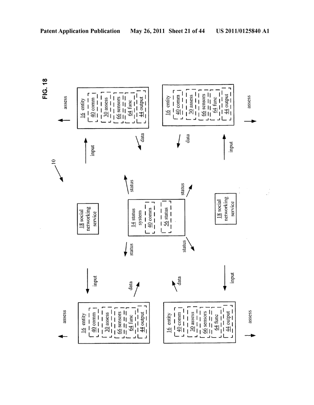 System and method for assessment of physical entity attribute effects on physical environments through in part social networking service input - diagram, schematic, and image 22