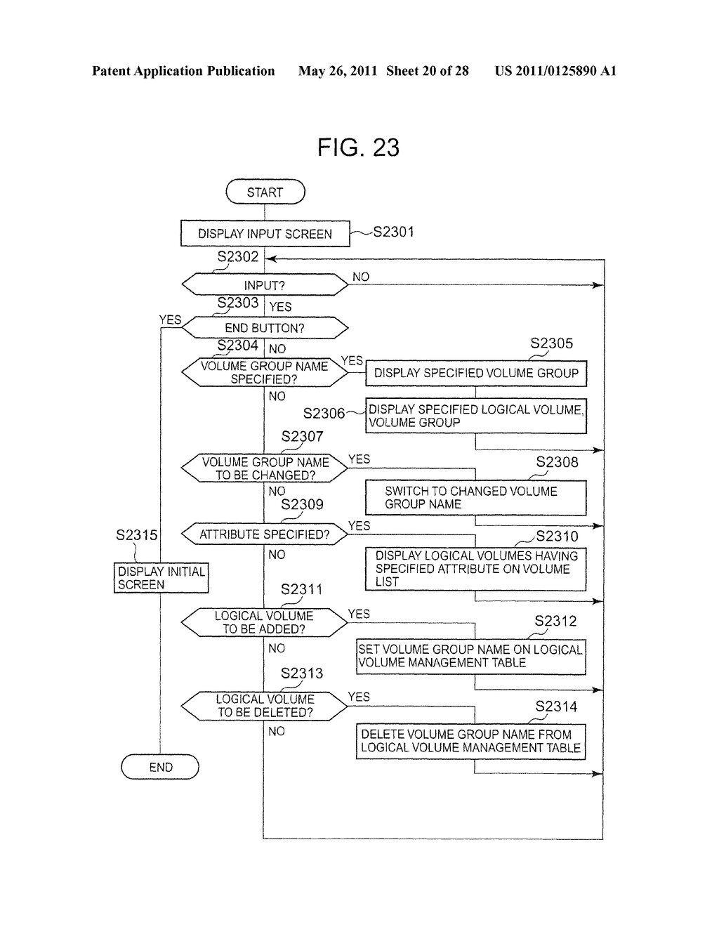 VOLUME SELECTION METHOD AND INFORMATION PROCESSING SYSTEM - diagram, schematic, and image 21