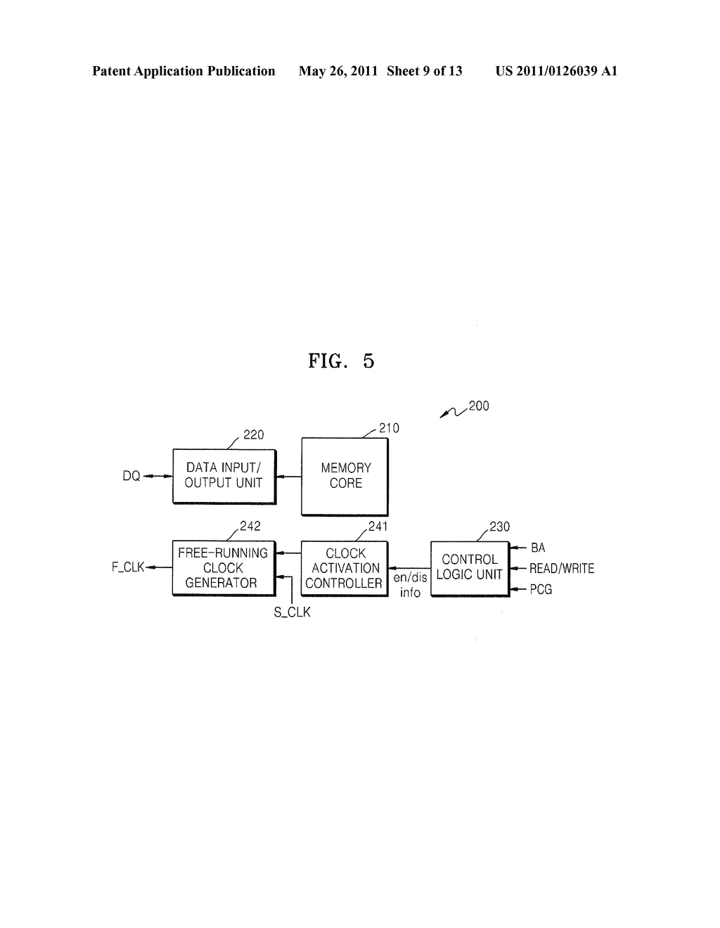 MEMORY CONTROLLER WITH REDUCED POWER CONSUMPTION, MEMORY DEVICE, AND MEMORY SYSTEM - diagram, schematic, and image 10