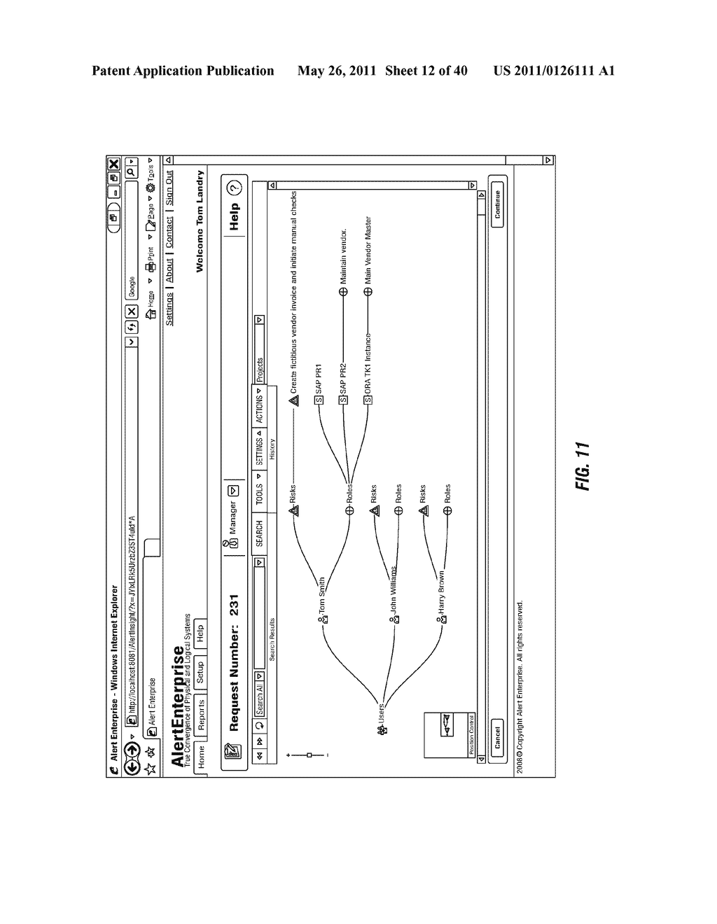 Method And Apparatus For Risk Visualization and Remediation - diagram, schematic, and image 13