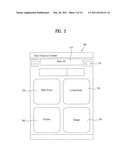 APPARATUS FOR CONTROLLING MULTIMEDIA DEVICE AND METHOD FOR PROVIDING GRAPHIC USER INTERFACE diagram and image