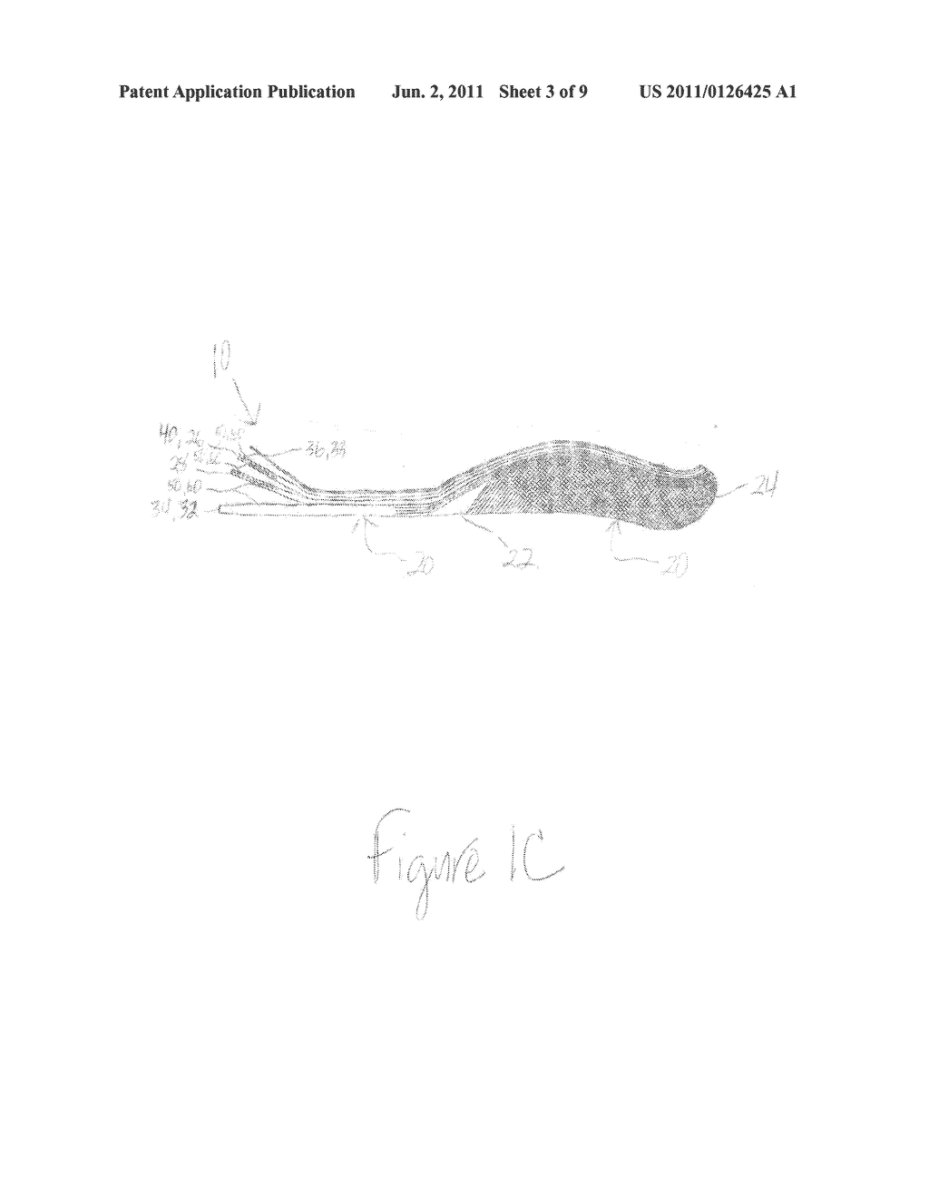 REMOVABLE PUNCTURE PROTECTIVE FOOTWEAR INSERT - diagram, schematic, and image 04