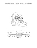 Ornamental device for footwear diagram and image